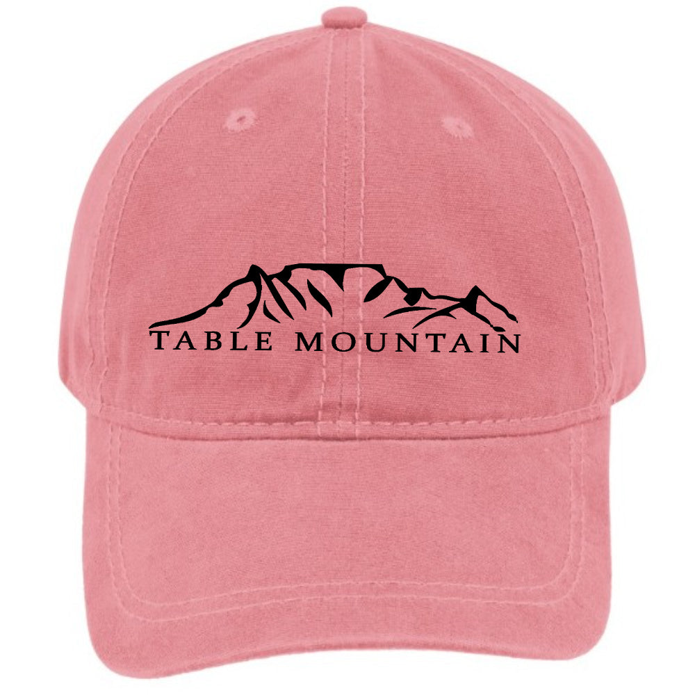 Table Mountain - Tracker Canvas Cap - Coral