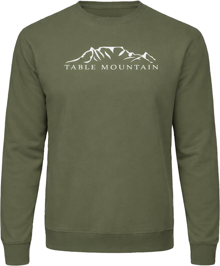 Table Mountain Unisex Sweater - Olive