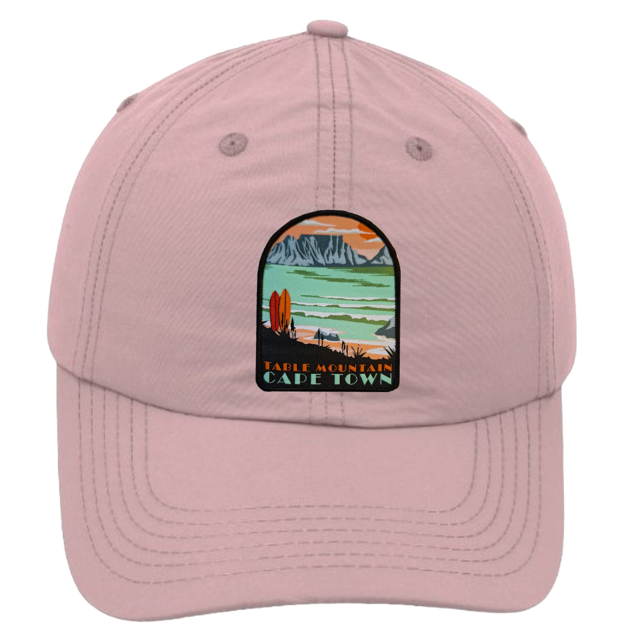 Beach Patch - Crushed Nylon Cap - Pink