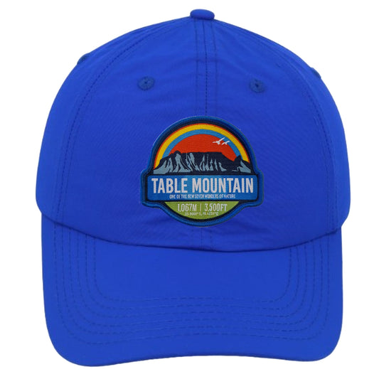 Table Mountain Patch - Crushed Nylon Cap - Royal Blue