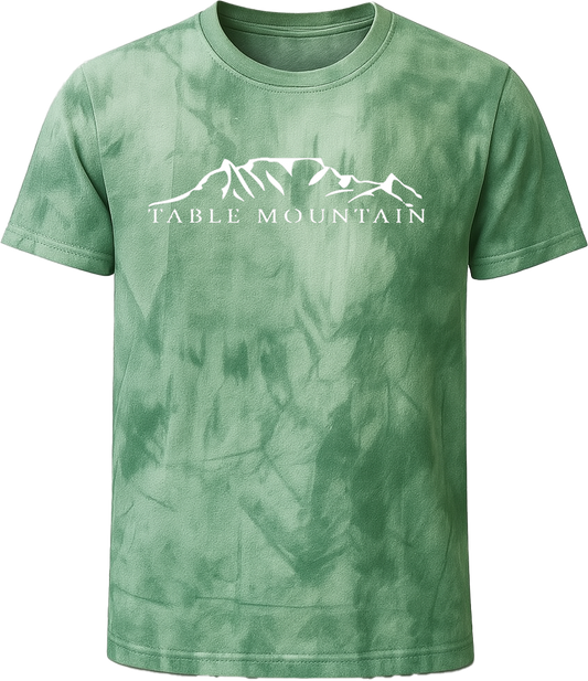 Table Mountain - Kids T-shirt Tie-Dye green