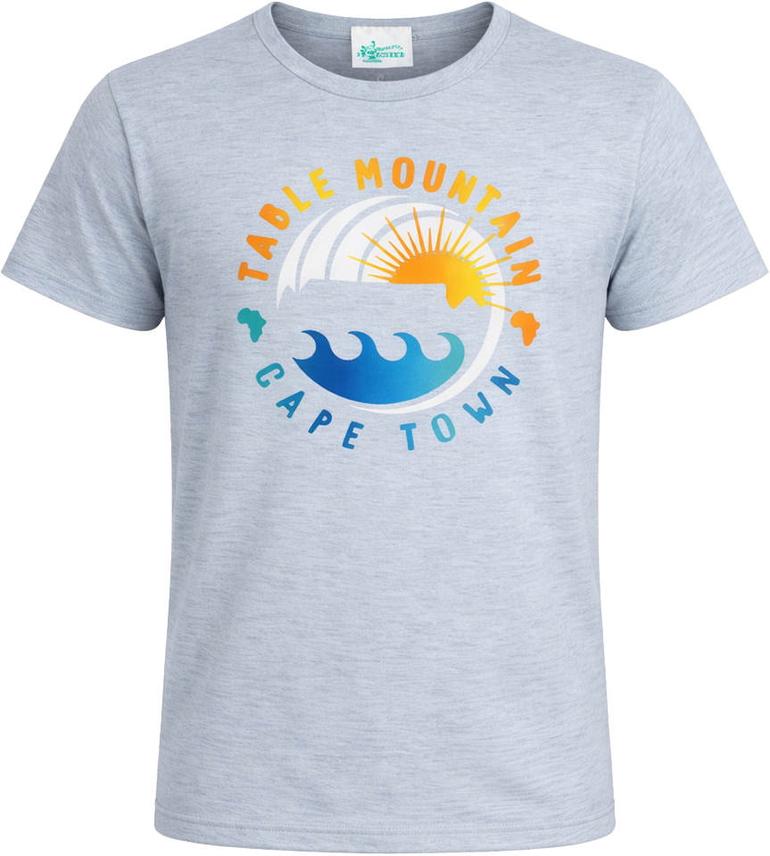 Sun and Sea - Kids T-shirt Grey Melange