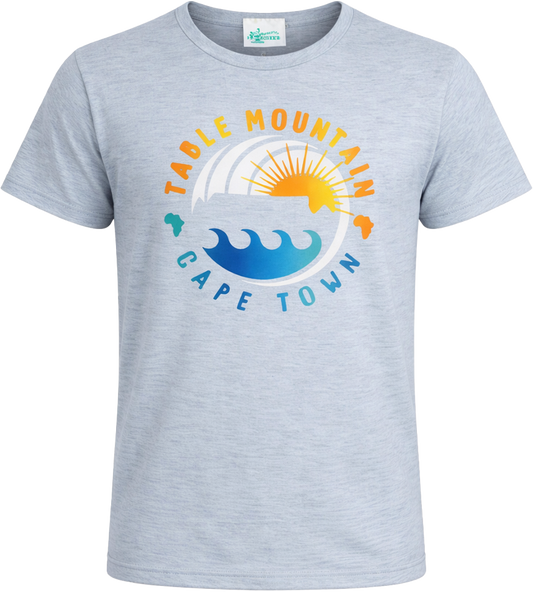 Sun and Sea - Kids T-shirt Grey Melange