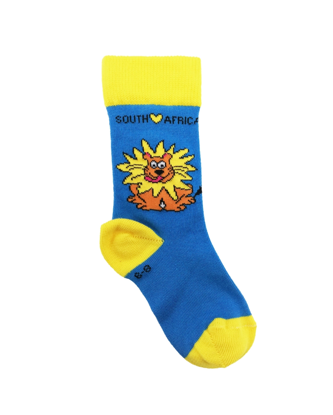 Lion Blue Socks