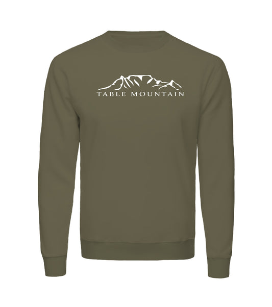 Table Mountain Unisex Sweater - Olive