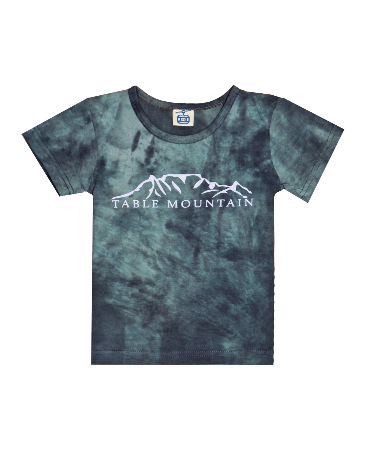 Table Mountain - Kids T-shirt Tie-Dye green