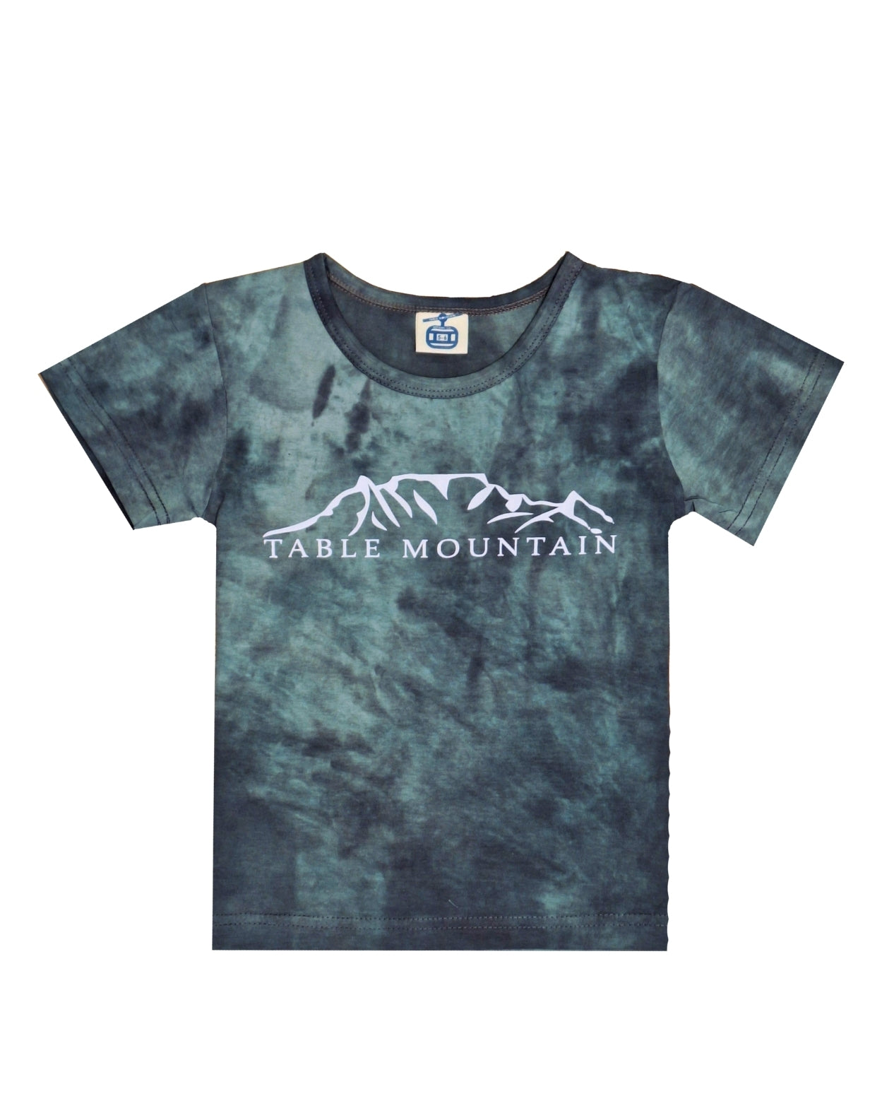 Table Mountain - Kids T-shirt Tie-Dye green