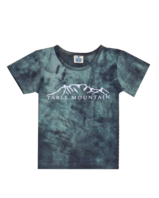 Table Mountain - Kids T-shirt Tie-Dye green