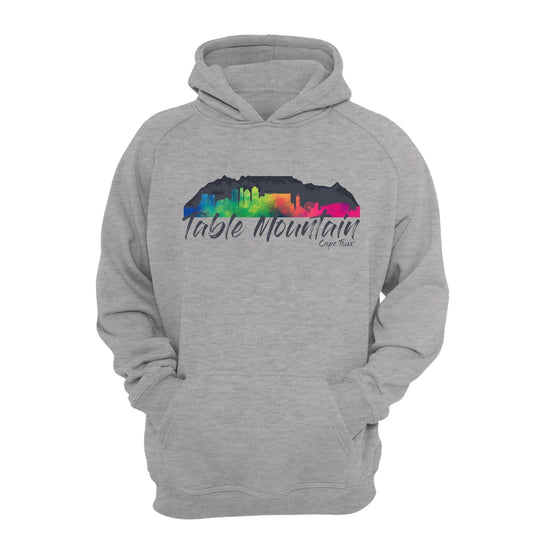 Rainbow Unisex Hoodie - Grey Melange